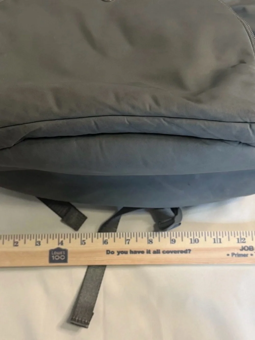 lululemon athletica Olive Green Diaper Backpack with Front Zip Pocket